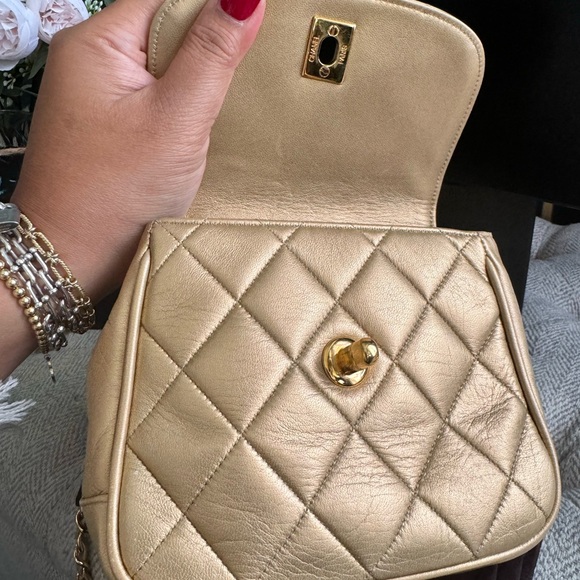 Chanel metallic lambskin quilted mini *PRICE is FIRM* - Picture 9 of 16